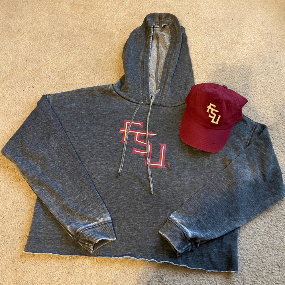 Florida State University Hoodie Charcoal Gray XL